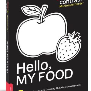 Smartcontrast Montessori Cards Hello, My Food by duopress labs
